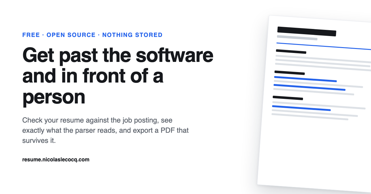 Same AI-slop rejection email from every job, so I vibe-coded my own tool, it got me 2 interviews in 